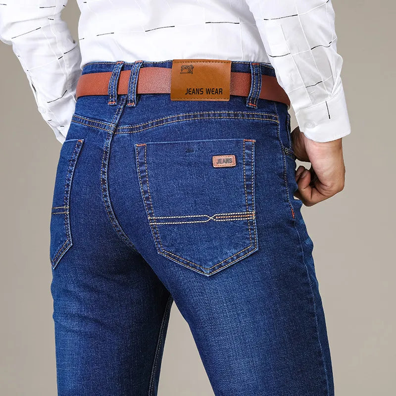 Herren Stretch Jeans Baumwolle Slim Fit