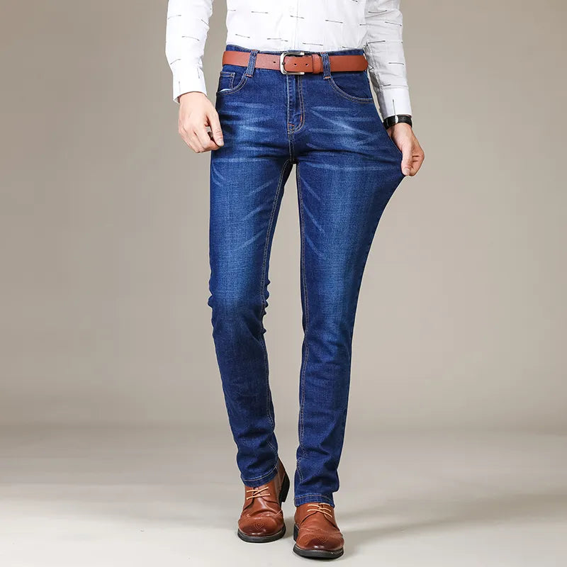 Herren Stretch Jeans Baumwolle Slim Fit