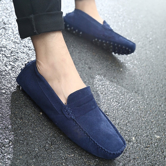 Herren Suede Loafers Komfortable und Bequem