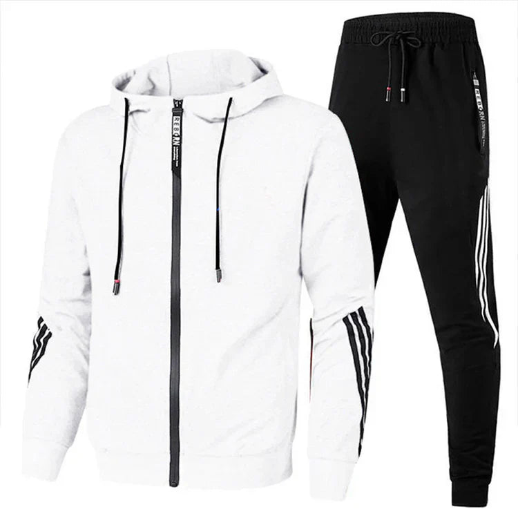 Herren Trainingspak Baumwolle mit Jacke und Hose