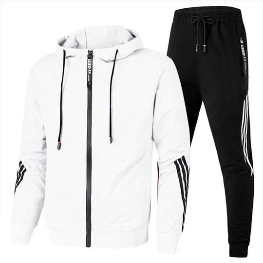 Herren Trainingspak Baumwolle mit Jacke und Hose
