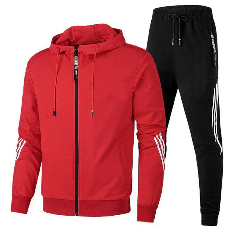 Herren Trainingspak Baumwolle mit Jacke und Hose