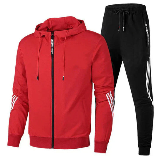 Herren Trainingspak Baumwolle mit Jacke und Hose