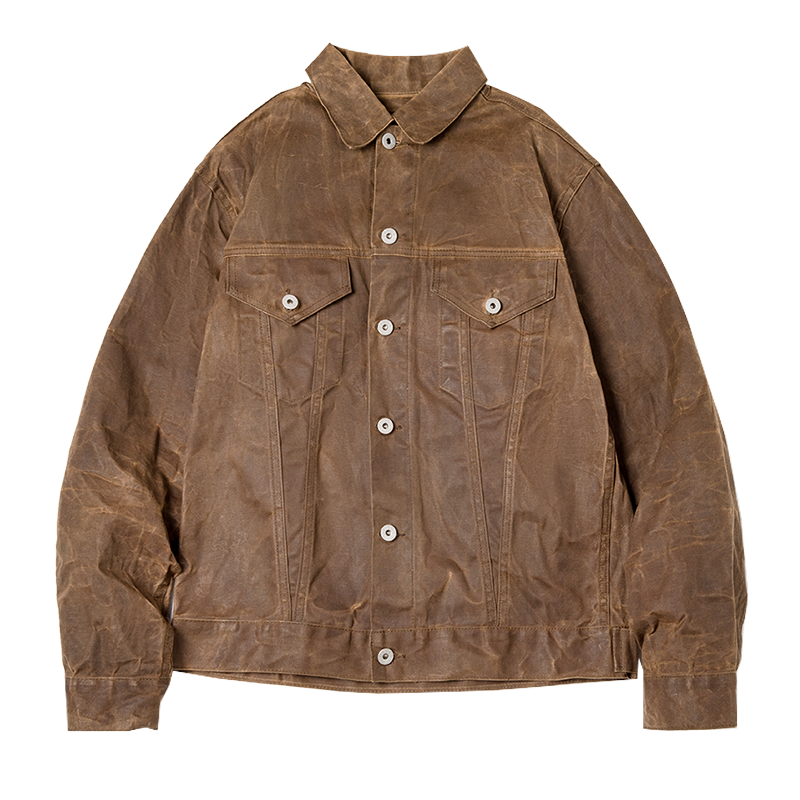 Herren Wachs Canvas Jacke