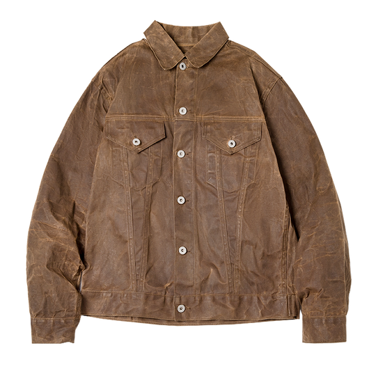 Herren Wachs Canvas Jacke