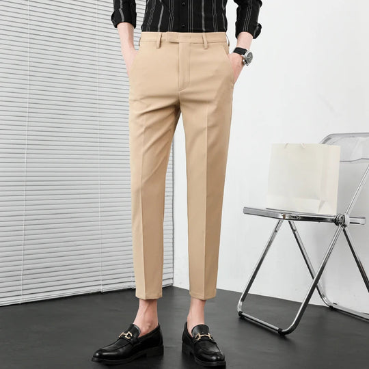 Herren Anzughose Slim Fit für Männer
