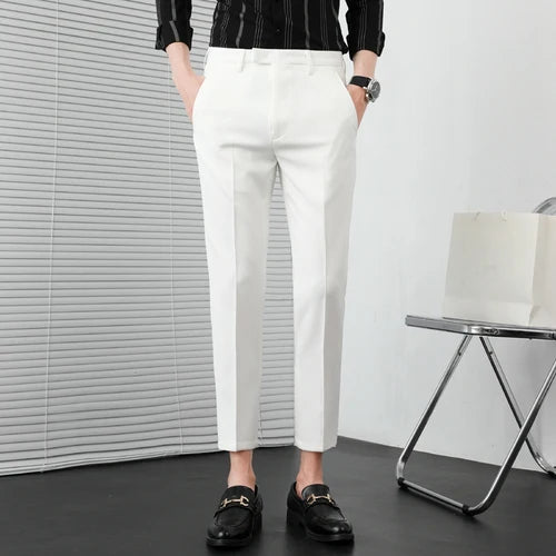 Herren Anzughose Slim Fit für Männer