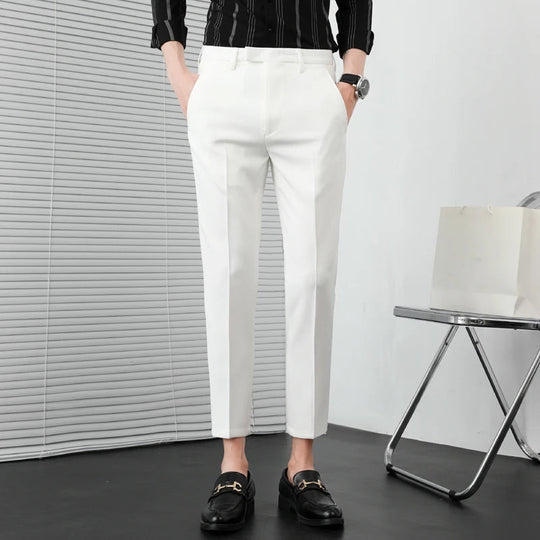 Herren Anzughose Slim Fit für Männer