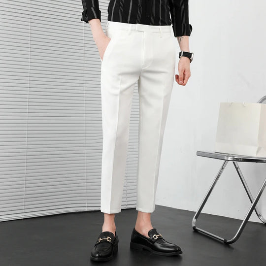 Herren Anzughose Slim Fit für Männer
