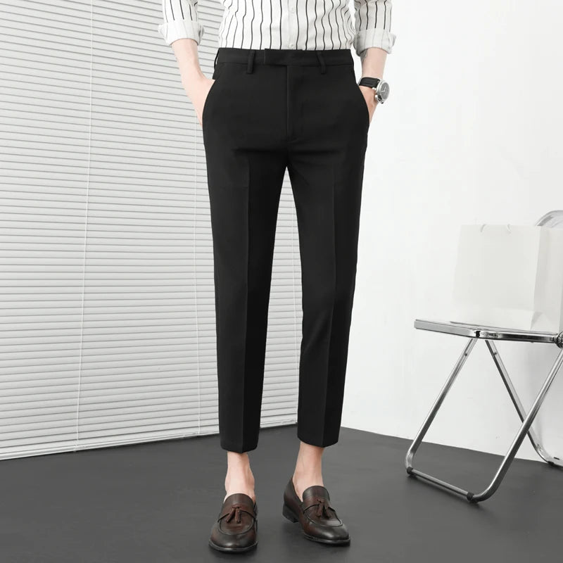 Herren Anzughose Slim Fit für Männer