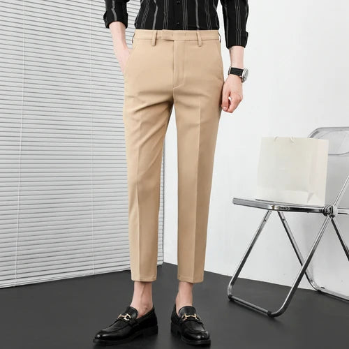Herren Anzughose Slim Fit für Männer