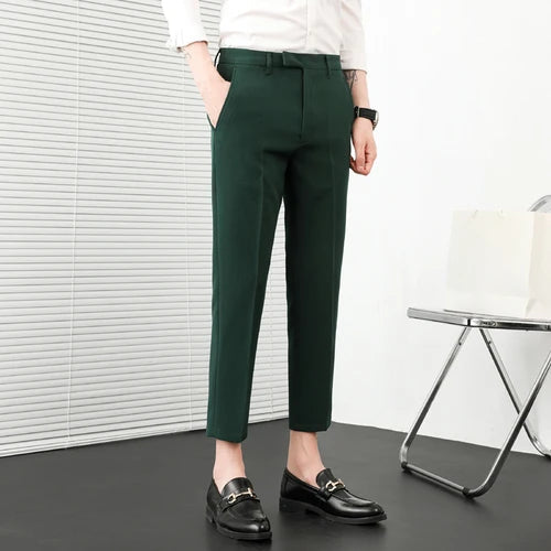 Herren Anzughose Slim Fit für Männer