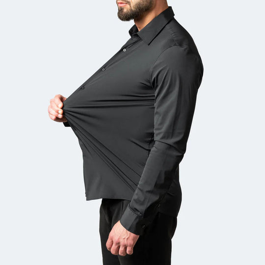 Hemd Baumwolle mit Kreukfreies Design für Herren