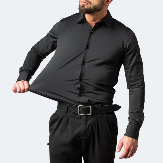 Hemd Baumwolle mit Kreukfreies Design für Herren