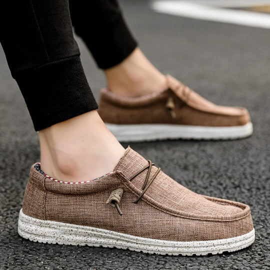 Loafers aus Leinen für den Casual Look für Herren