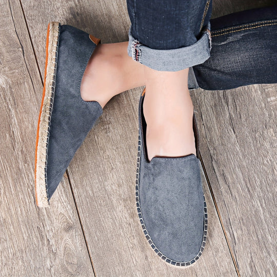 Loafers aus Leinen mit atmungsaktivem Canvas für Herren