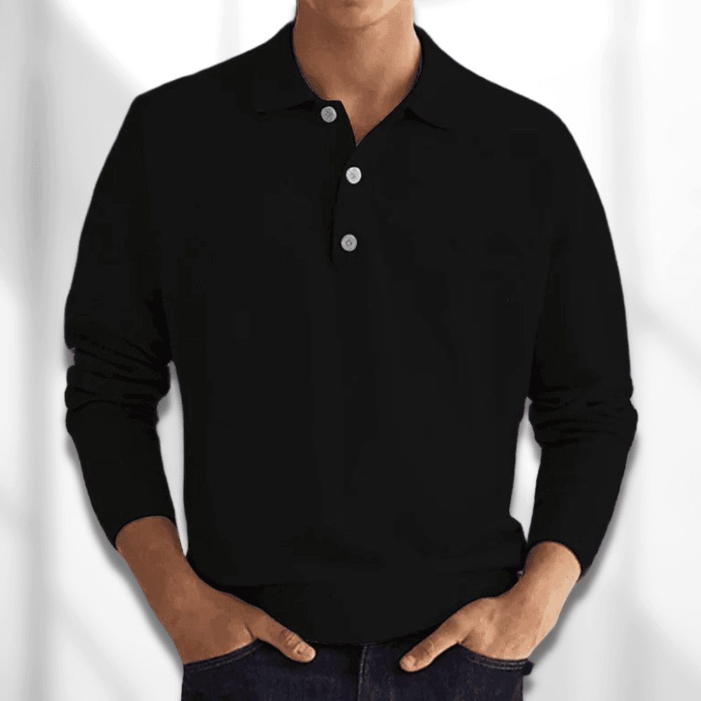 Herren Polotrui Baumwolle mit Polokragen für Herren