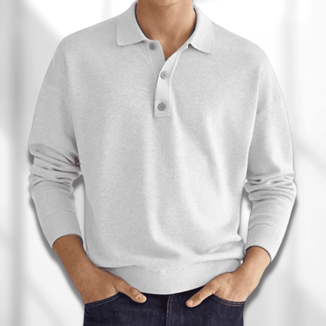 Herren Polotrui Baumwolle mit Polokragen für Herren