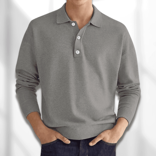 Herren Polotrui Baumwolle mit Polokragen für Herren