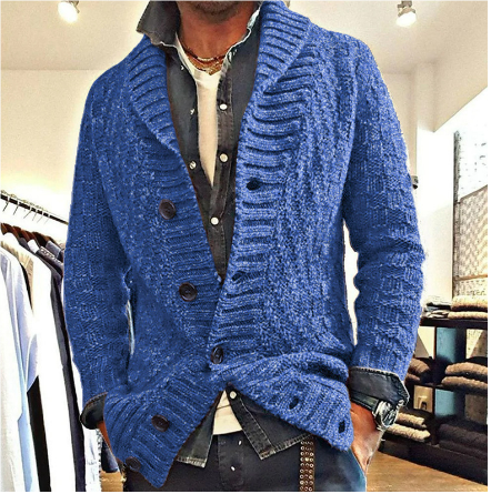 Herren Strickjacke mit Knöpfen für Männer