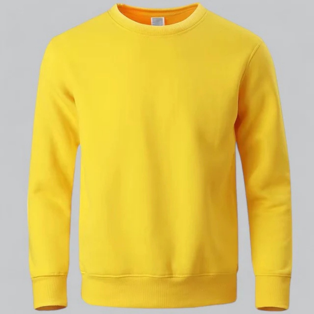 Herren Sweatshirt mit Rundhalsausschnitt für Männer