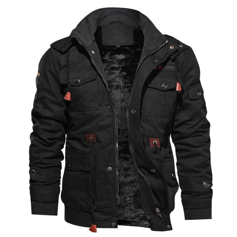 Herren Winterjacke mit Weicher Fütterung für Männer
