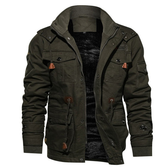 Herren Winterjacke mit Weicher Fütterung für Männer