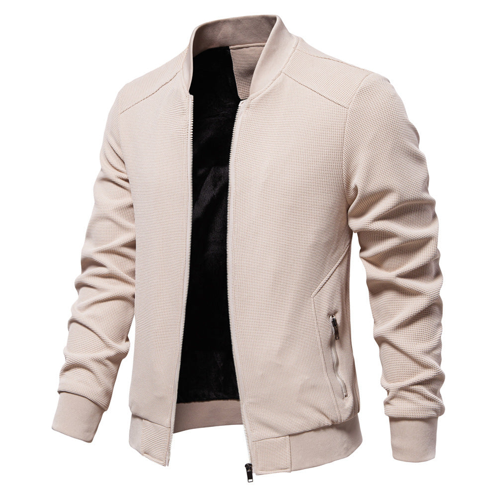 Isolierte Jacke mit verstellbarer Kapuze für Herren