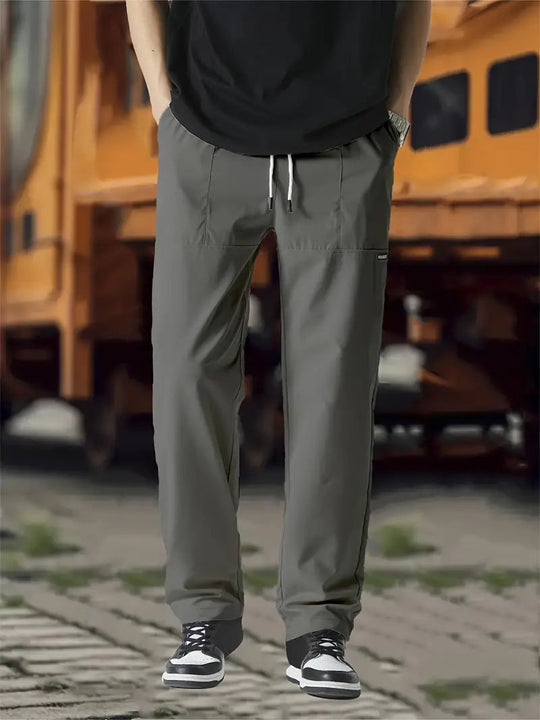 Jogginghose Baumwolle mit geradem Schnitt für Herren
