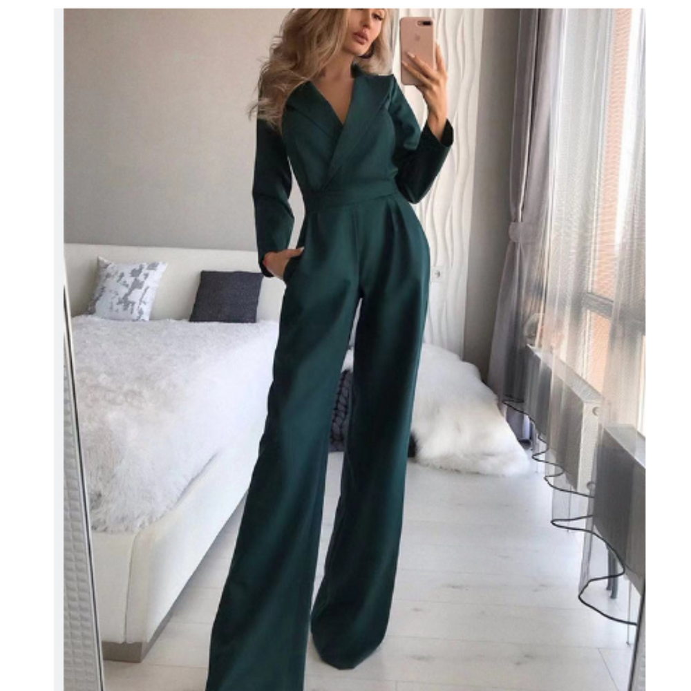 Jumpsuit mit breiten Trägern für Frauen