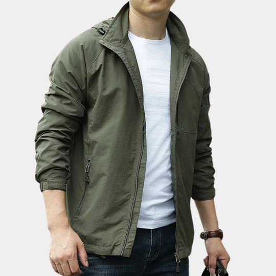 Kapuzenjacke für Herren im Freizeitstil