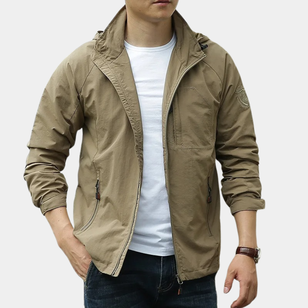 Kapuzenjacke für Herren im Freizeitstil