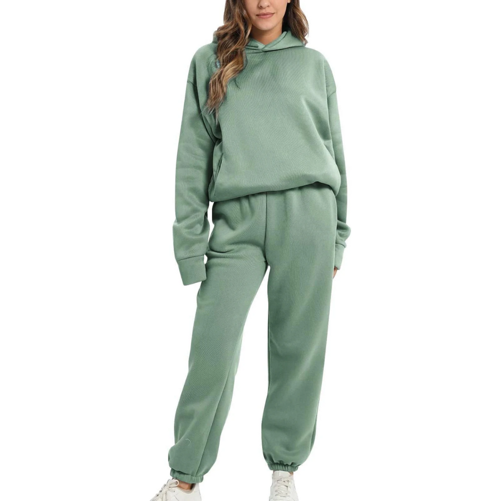 Kapuzenpulli Jogger Set für Damen