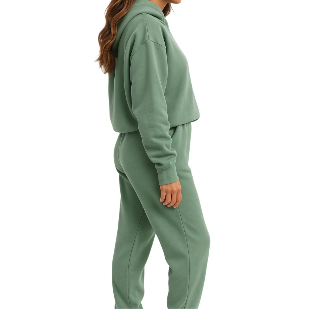 Kapuzenpulli Jogger Set für Damen