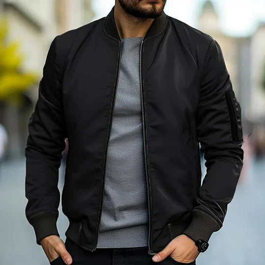 Klassische Bomberjacke für Herren mit Modernem Schnitt