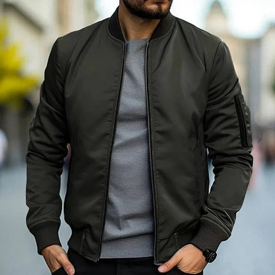 Klassische Bomberjacke für Herren mit Modernem Schnitt