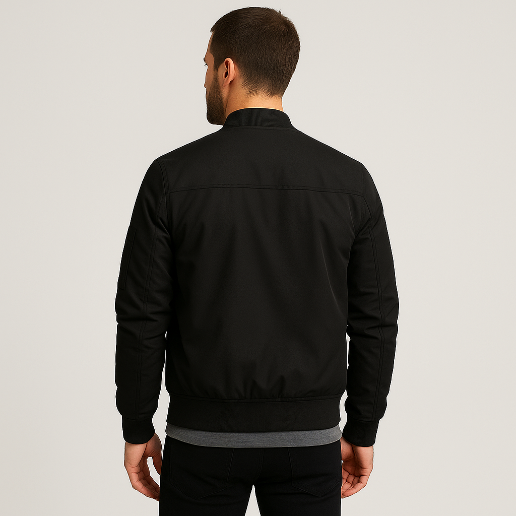 Klassische Bomberjacke für Herren mit Modernem Schnitt