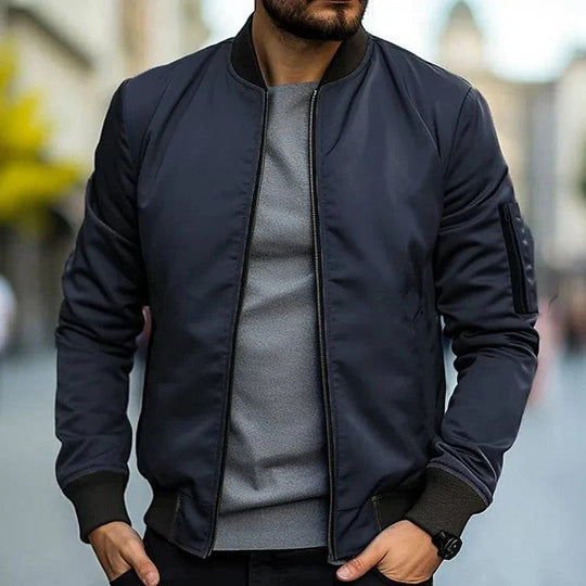 Klassische Bomberjacke für Herren mit Modernem Schnitt