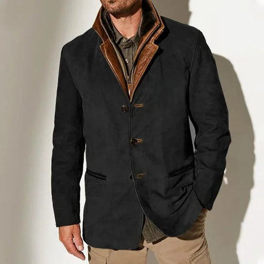 Klassische Jacke mit Praktischen Taschen für Herren