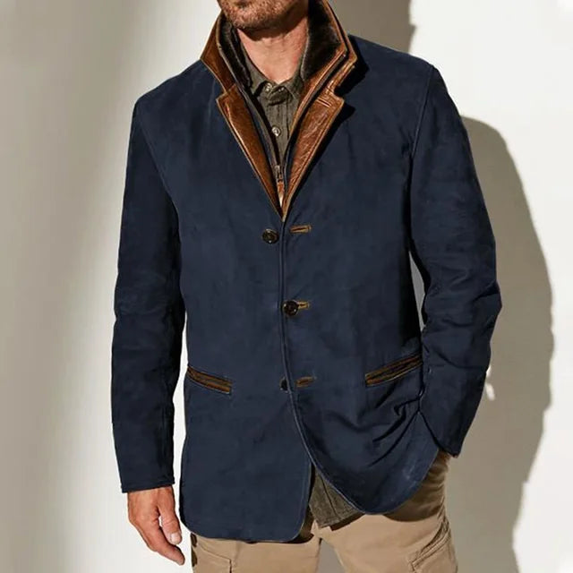 Klassische Jacke mit Praktischen Taschen für Herren