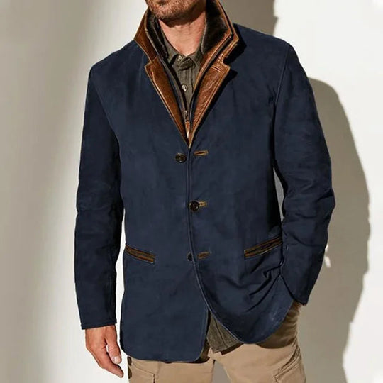 Klassische Jacke mit Praktischen Taschen für Herren
