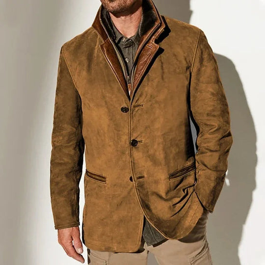 Klassische Jacke mit Praktischen Taschen für Herren