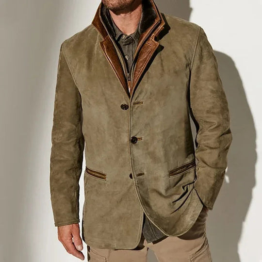Klassische Jacke mit Praktischen Taschen für Herren