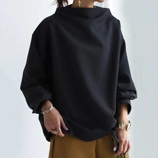 Langärmeliger Pullover für Damen mit modernem Design