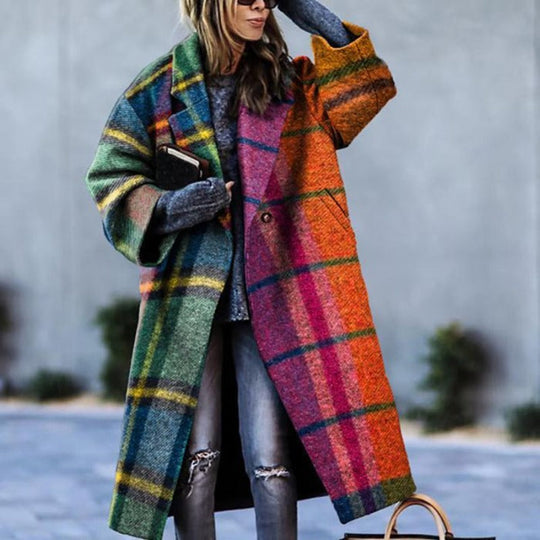 Langer Wintermantel Warm für Damen