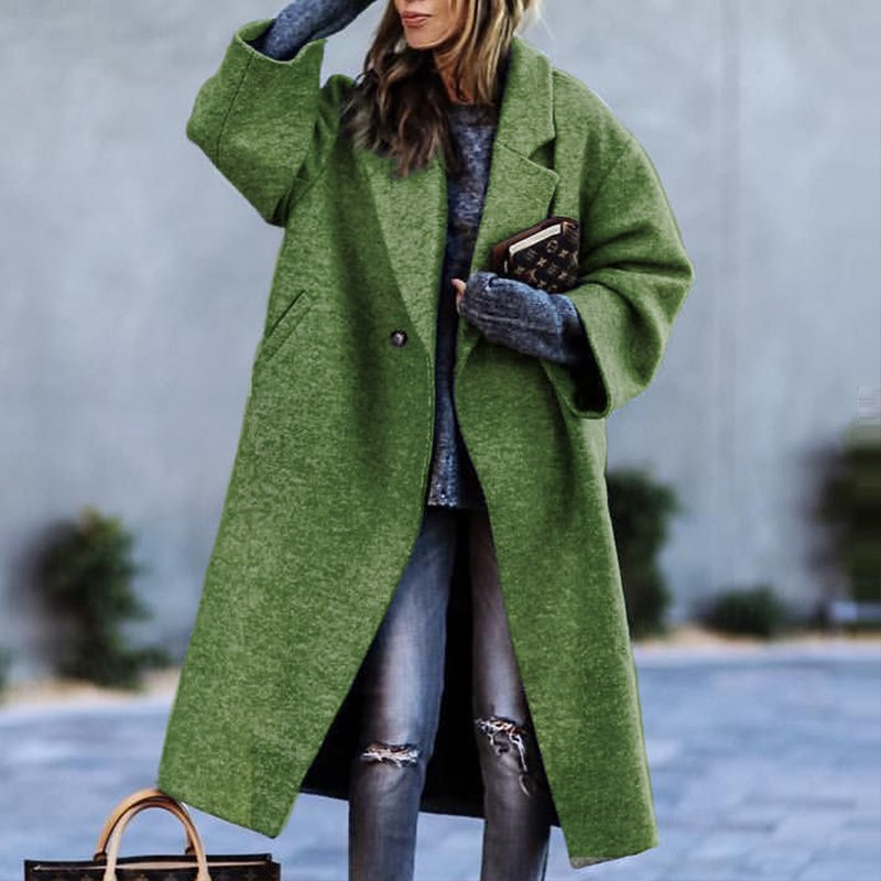 Langer Wintermantel Warm für Damen