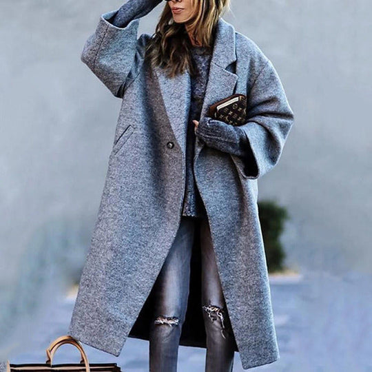 Langer Wintermantel Warm für Damen