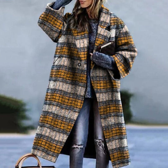 Langer Wintermantel Warm für Damen