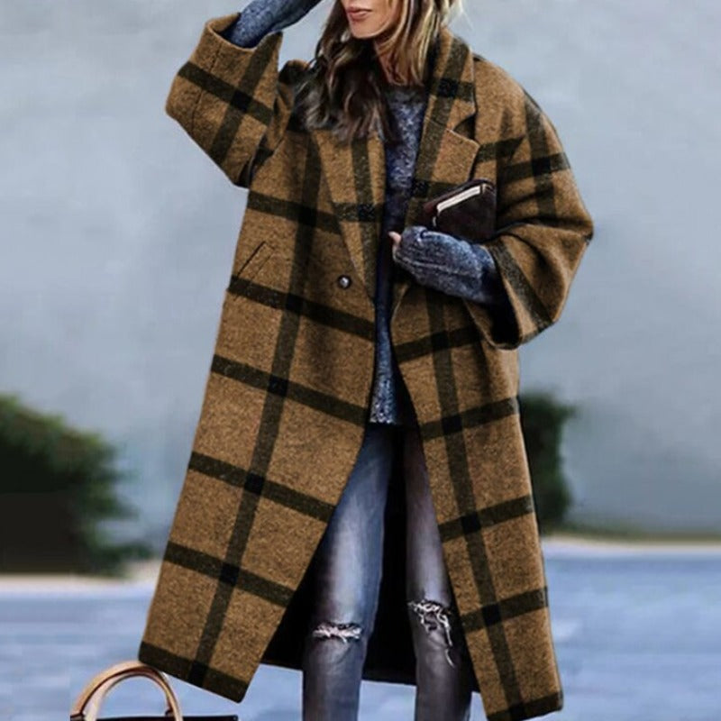 Langer Wintermantel Warm für Damen