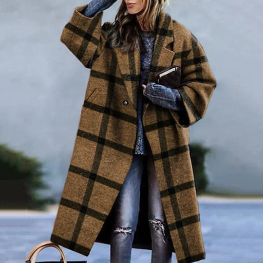 Langer Wintermantel Warm für Damen